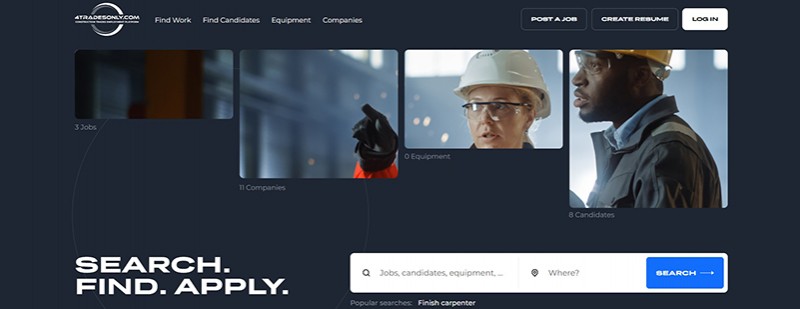 4TradesOnly website