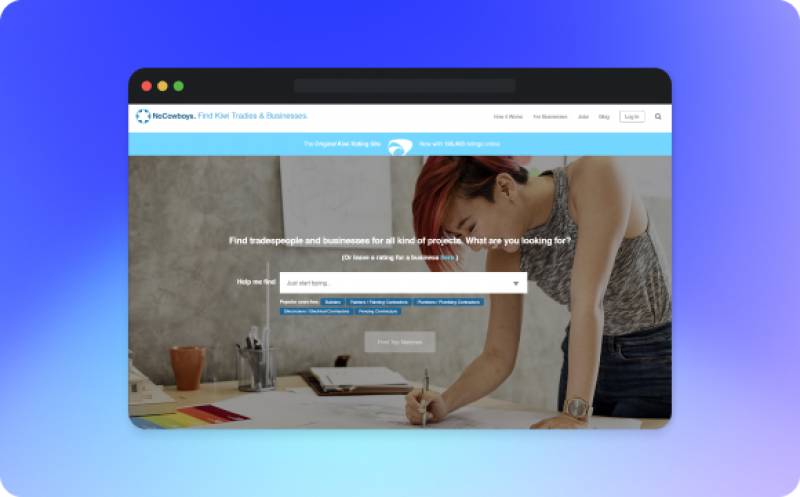 NoCowboys: Marketplace for Tradesmen in New Zealand