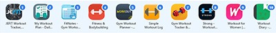 TOP-10 workout planning apps