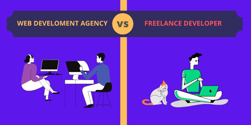 web development agency vs freelancer