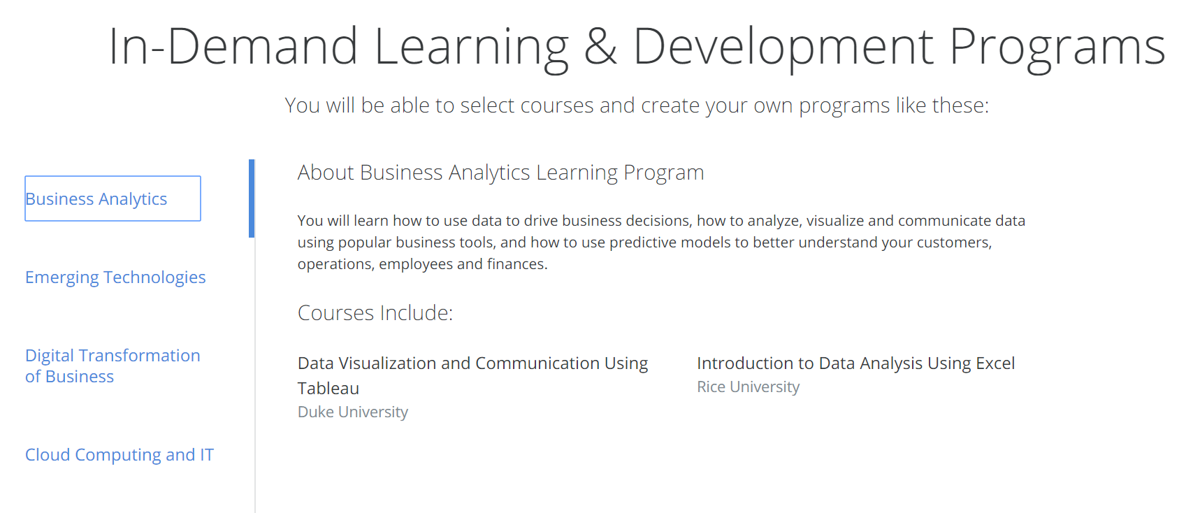 Coursera for Enterprises