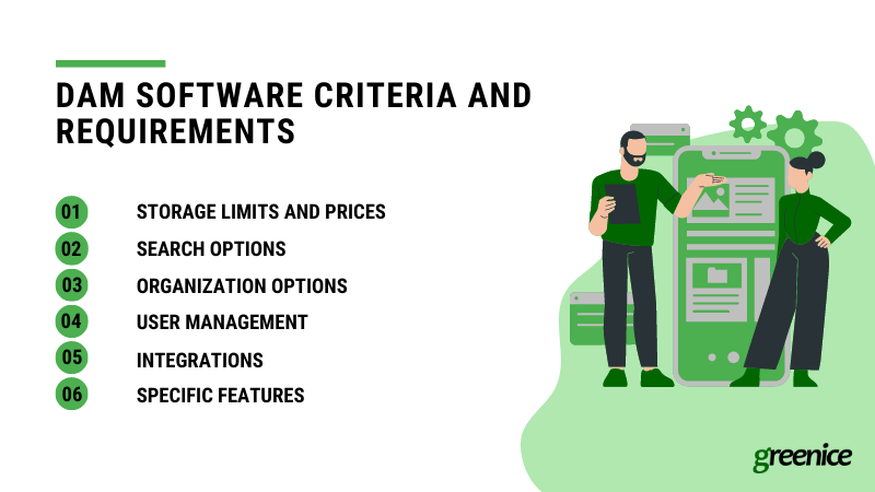 dam criteria and requirements