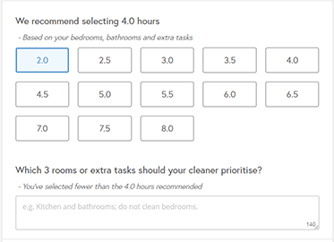 Time recommendation system