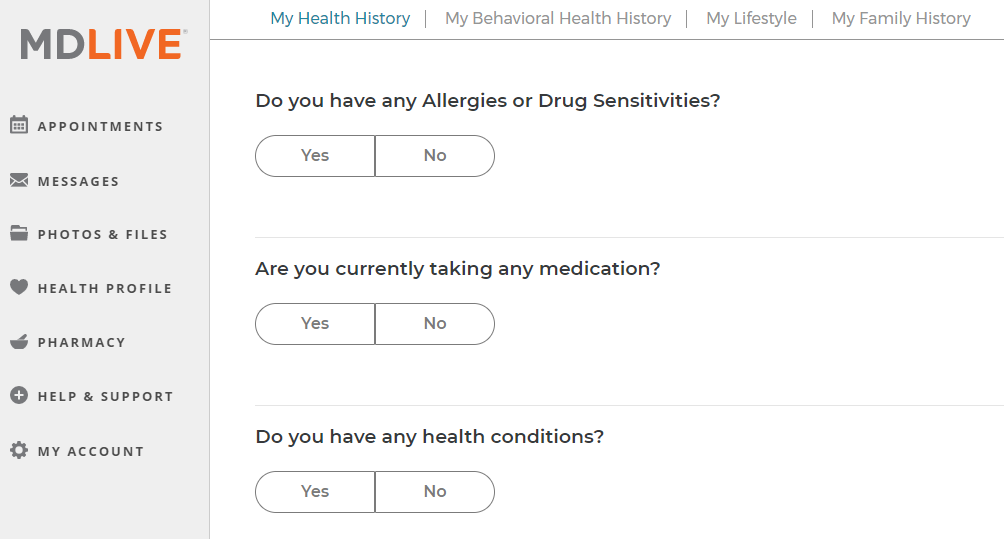 patients profile